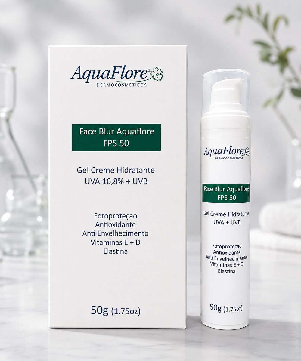 Produtos AquaFlore no laboratório